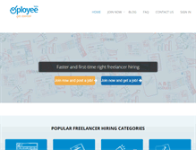 Tablet Screenshot of oployee.com